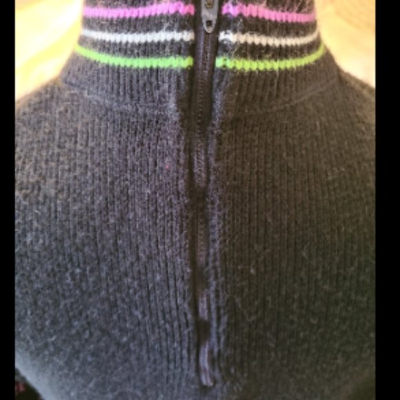 Rare Vintage 60s Arctic Cat Snowmobile Knit Graphic Sweater Shirt Pullover  M 38 - Picture 10 of 13